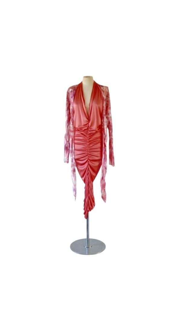 Christina Halter Dress with Bias Jacket