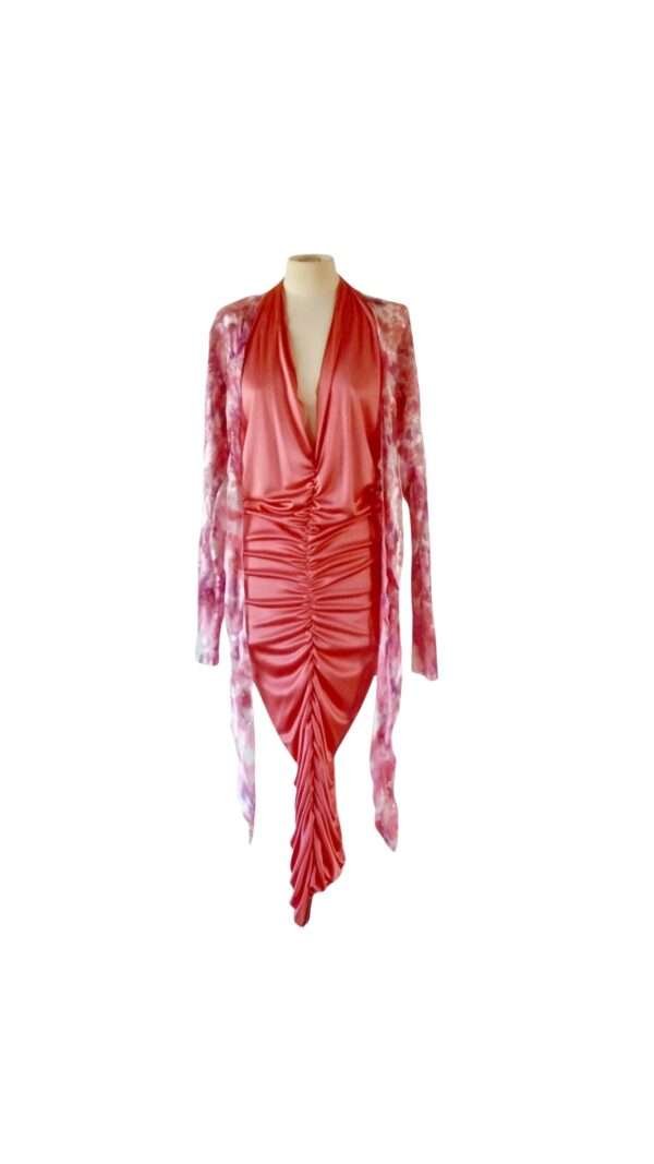 Christina Halter Dress with Bias Jacket