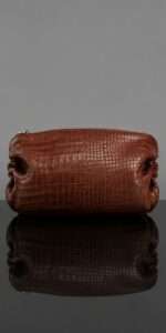 Crocodile Stamped Vegan Leather Bag